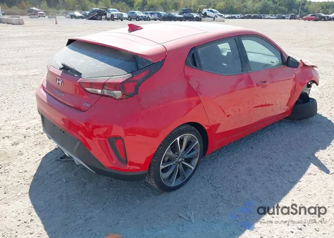 2019 Hyundai Veloster 2.0 Premium from USA, damaged, VIN KMHTG6AF6KU003622